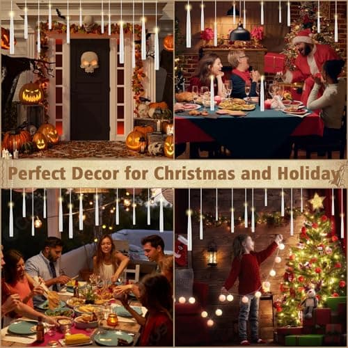 Thumbnail 6 de cimetech Velas Flotantes LED con Varita ✨ 12 Pack