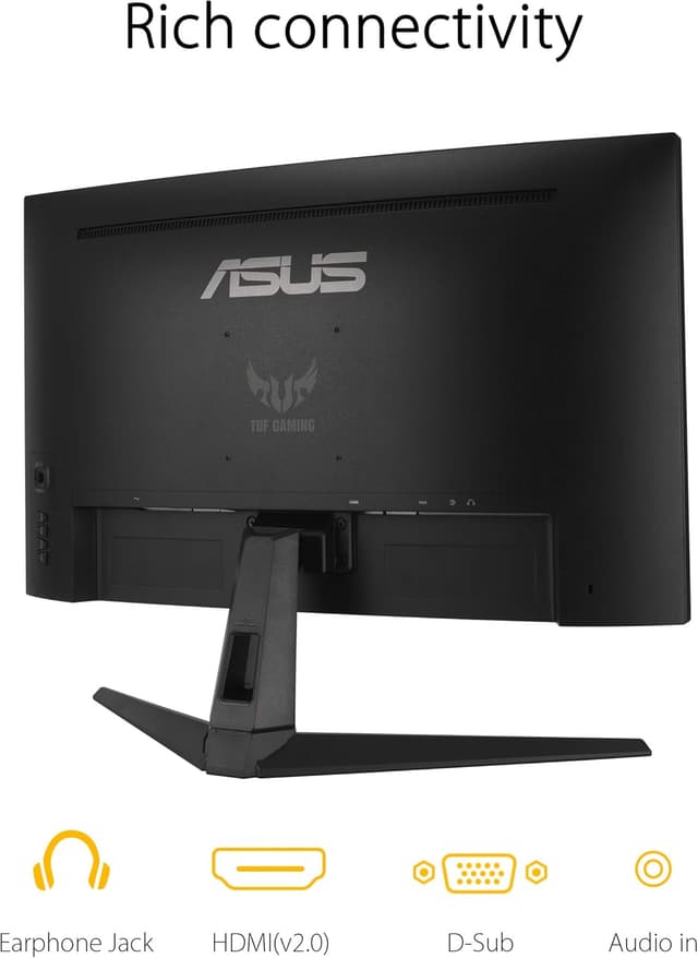 Thumbnail 4 de ASUS TUF VG27VH1B 27” Curved Gaming Monitor