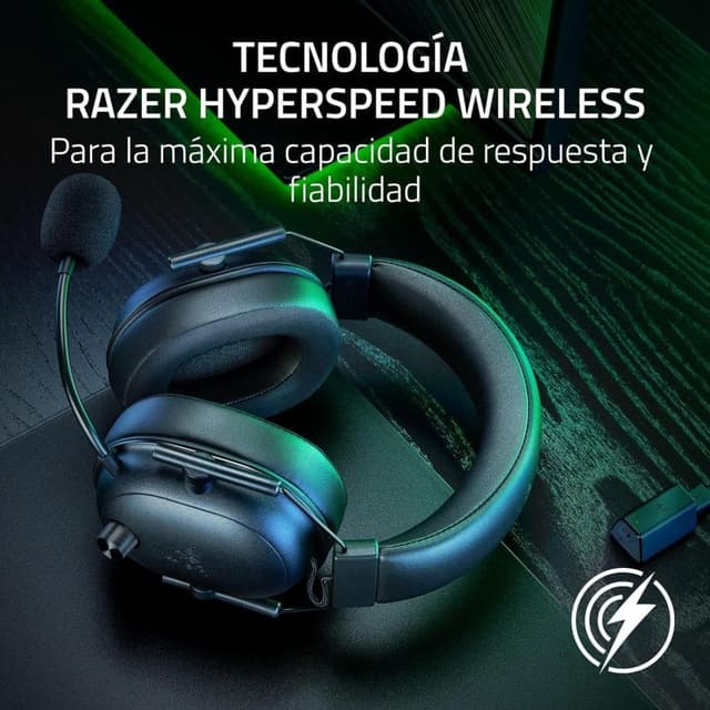 Thumbnail 1 de Razer BlackShark V2 HyperSpeed Auriculares gaming inalámbricos negros