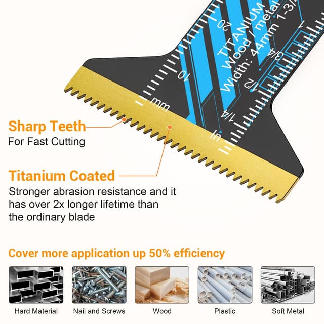 Thumbnail 4 de PECHAM 45PCS Multi Tool Blades 45pc set