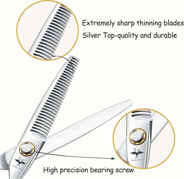 Thumbnail 2 de Hairdressing 6 Inch Thinning Scissors with Ball Bearing Tension ✂