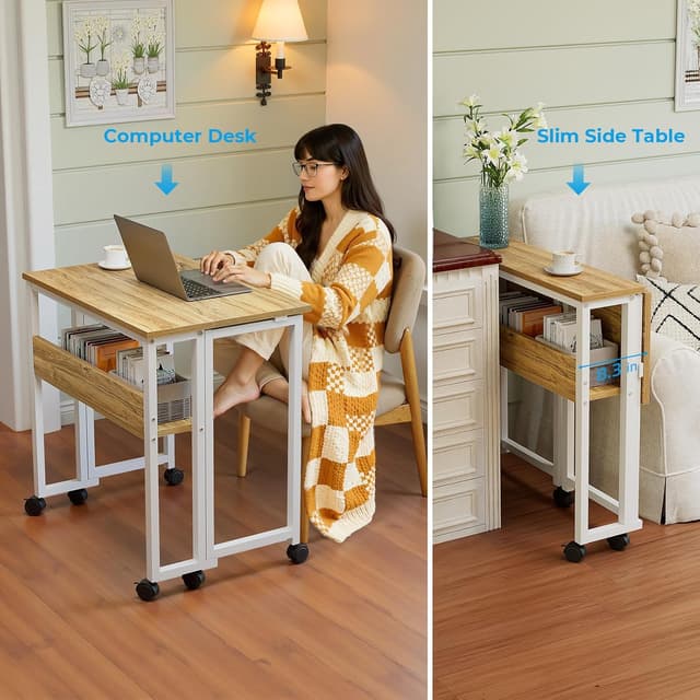 Thumbnail 5 de GreenForest Small Folding Desk 63 cm