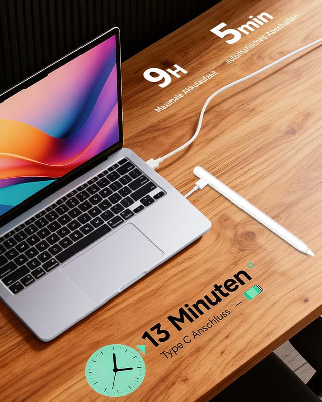 Thumbnail 2 de MYSTILUCK Stift für iPad 9 Stunden