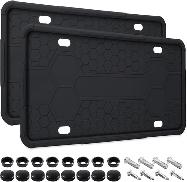 Detalle de JOKIT 2 Pack Silicone License Plate Frames 2-Pack 🛞