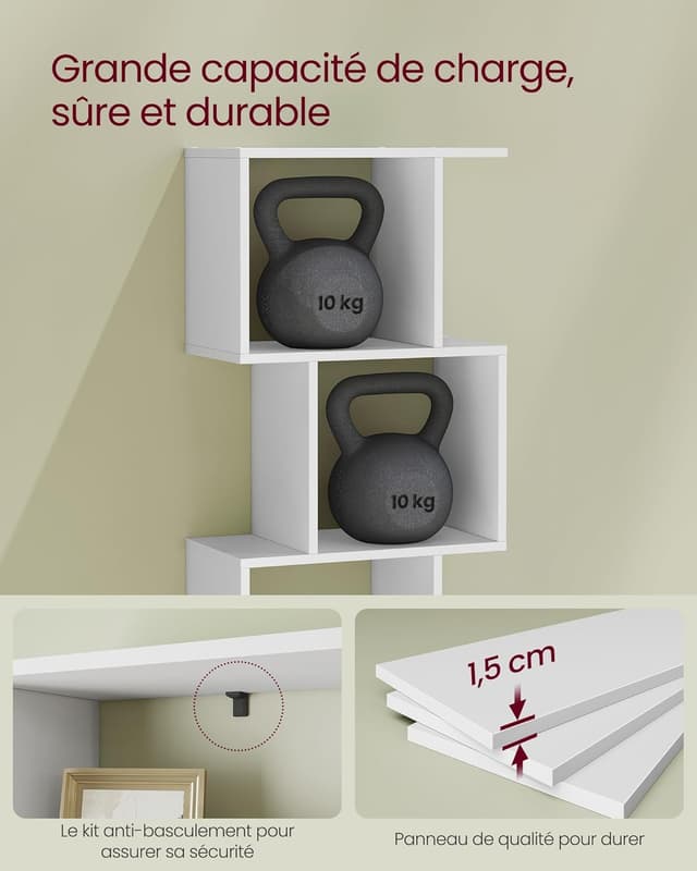 Thumbnail 5 de VASAGLE LBC461K01 bibliothèque 6 niveaux