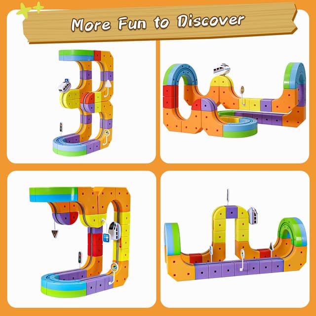 Detalle 2 de Track Fusion Train Set 48-piece track