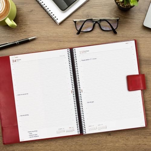 Detalle de Finocam DuoUno Agenda 2026 1 día por página, 12 meses