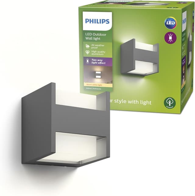 Detalle de Philips Arbour LED Outdoor Wall Light