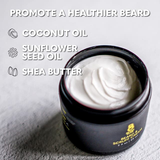 Detalle de The Beard Club Biotin Beard Cream — Moisturizing & Hydrating Shea Beard Butter