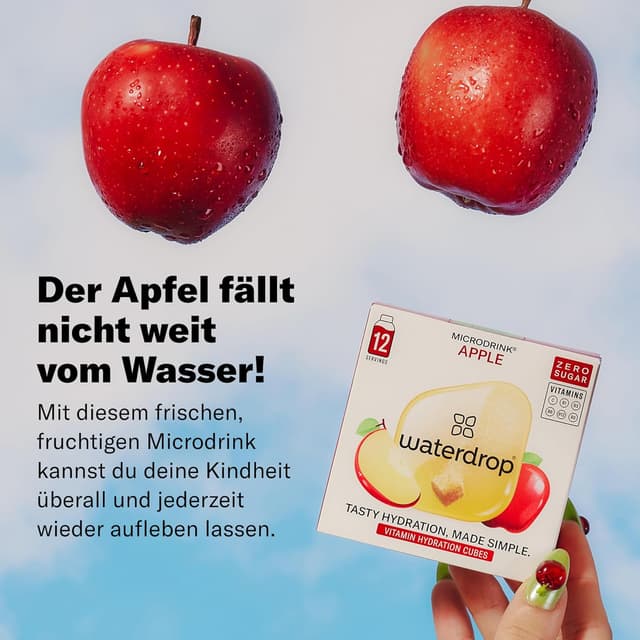 Thumbnail 2 de waterdrop Microdrink Apfel 36 Würfel 🍎