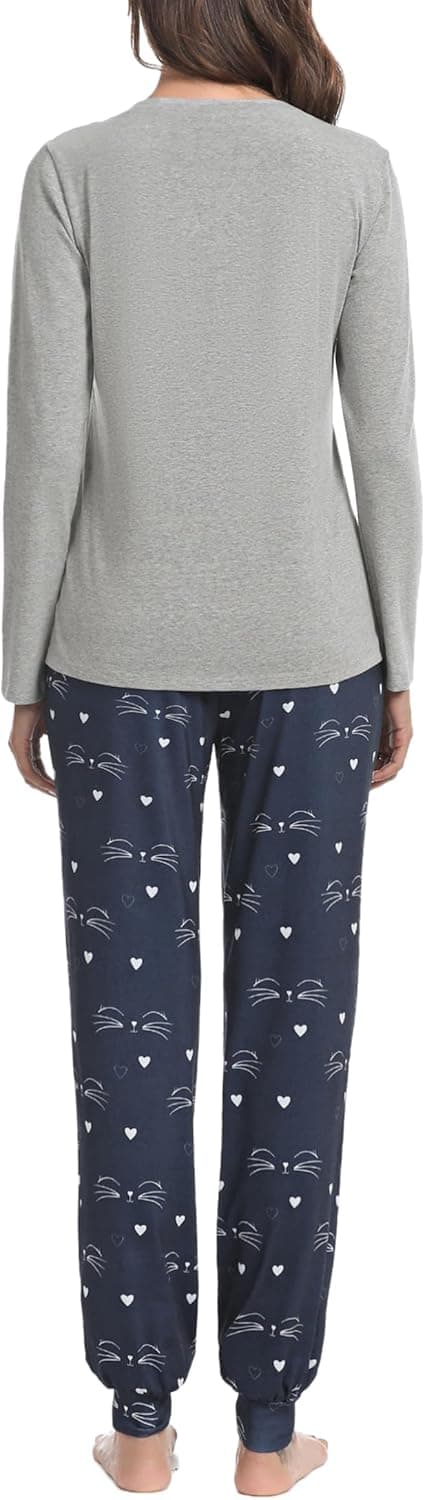 Thumbnail 4 de Sykooria Pijama mujer algodón Manga larga