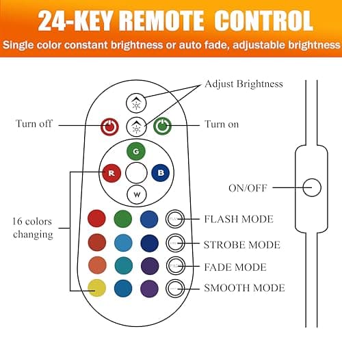 Detalle 2 de QUIGO Sunset Lamp: lámpara LED RGB de 16 colores 🎇