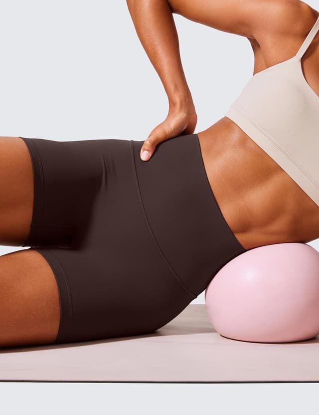 Detalle 2 de Pantaloncini yoga CRZ YOGA Donna Butterlift a vita alta, 10/15 cm con nessuna cucitura frontale