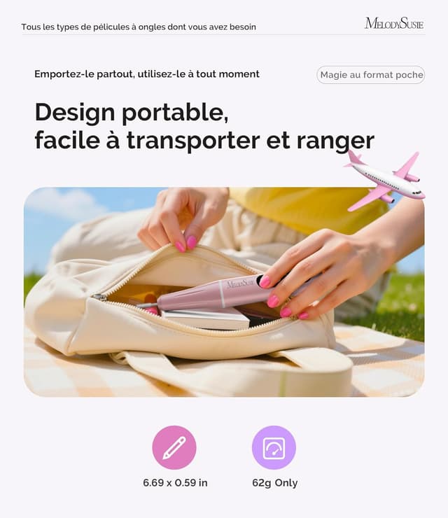 Detalle 2 de MelodySusie PC90G Elektrische Nagelfräser mit 20000 U/Min