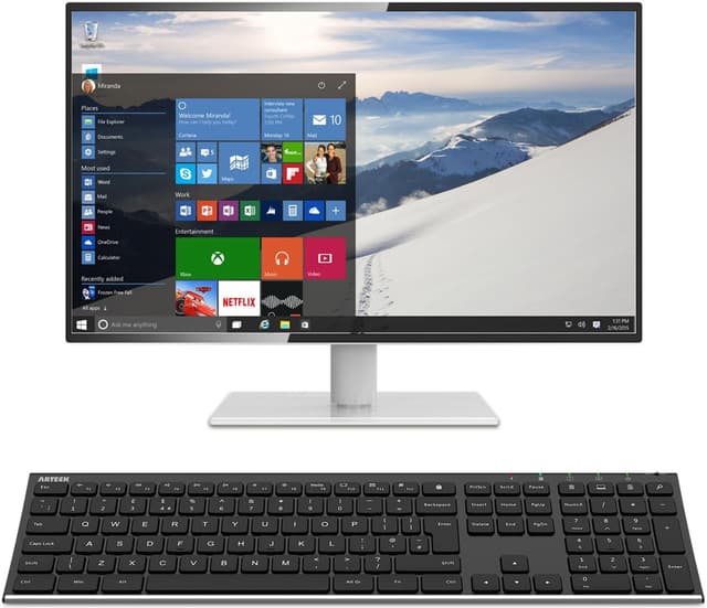 Thumbnail 6 de Arteck 2.4G Wireless Keyboard Slim Stainless Steel 2.4G