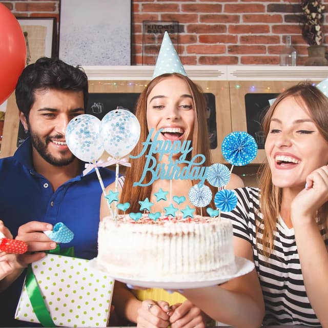 Thumbnail 2 de Decoración para tartas 17 unidades estrellas