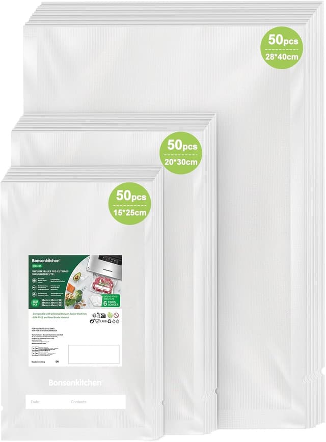 Imagen de Bonsenkitchen VB3215 bolsas vacío 150 unidades en OfertitasTOP
