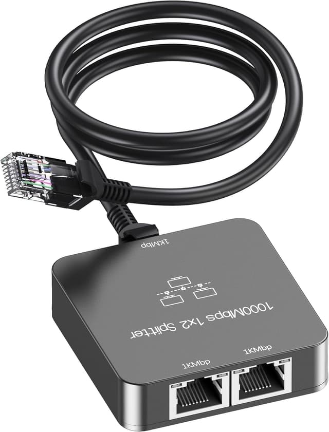 Detalle de Uzifhdhi LAN Splitter 1 auf 2 1.000 Mbit/s