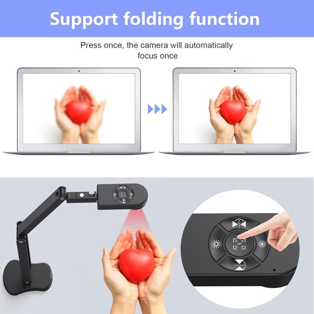 Thumbnail 3 de THUSTAND 8MP Visualiser document camera