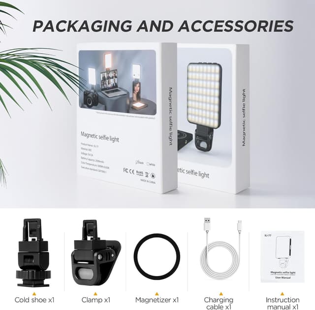 Thumbnail 6 de AiQInu Selfie Licht 128 LED