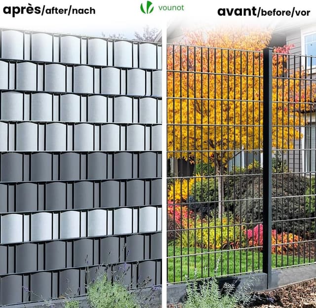 Detalle 1 de VOUNOT Telo Frangivista 19x70 PVC Antracite