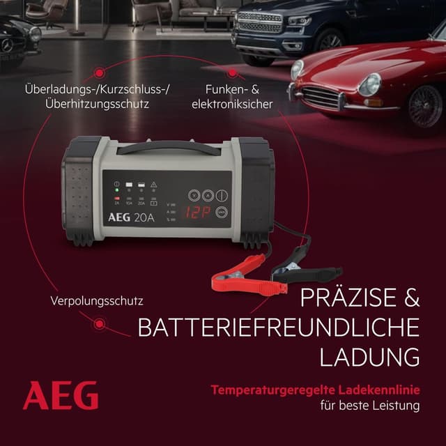 Detalle de AEG LT 20 Batterieladegerät 20 A 🔌