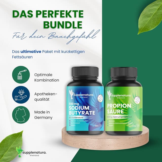 Detalle 2 de supplenatura Butyrate Kapseln 180 Stück