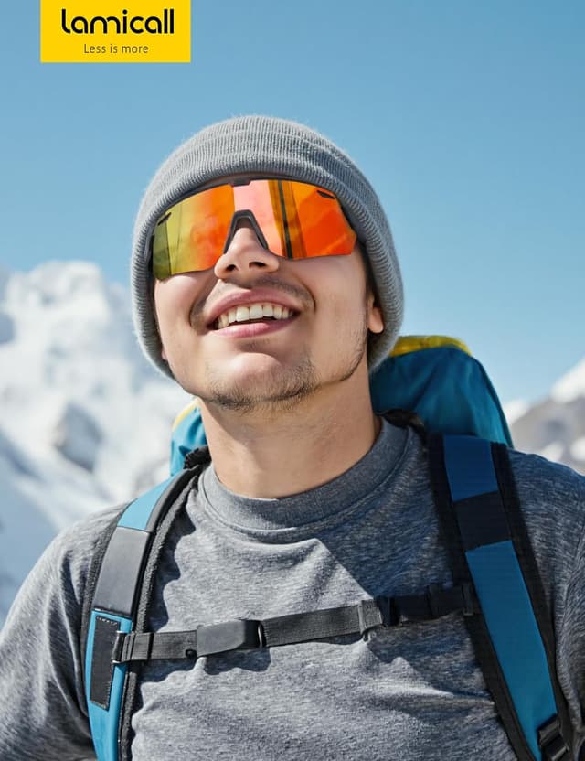 Thumbnail 6 de Lamicall Schnelle Sportbrille Herren & Damen (TR-90, 24 g) mit polarisierte TAC-Gläsern und UV400