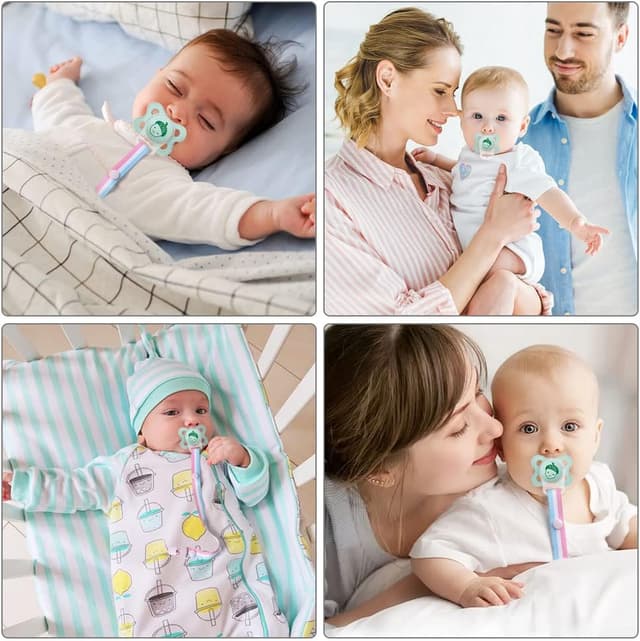 Thumbnail 6 de Vicloon Attache tétine silicone 20 pcs