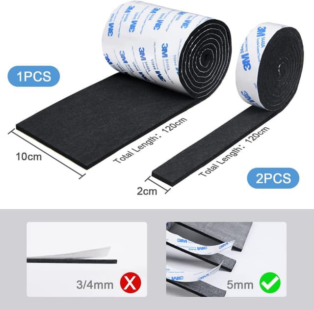 Thumbnail 1 de Vicloon Filzgleiter Selbstklebend 5 mm