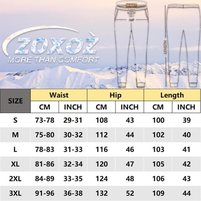 Thumbnail 5 de ZOXOZ Pantaloni Sportivi Uomo Cotone Elastico in Vita