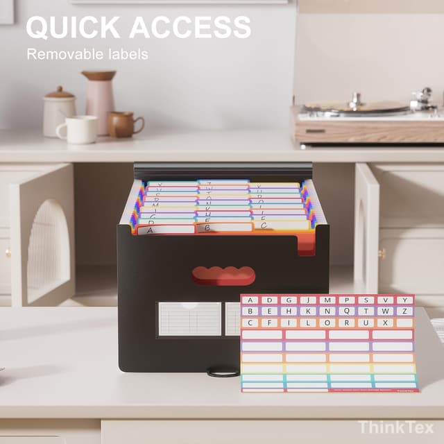 Detalle de ThinkTex 26 Pockets Expanding File Folder