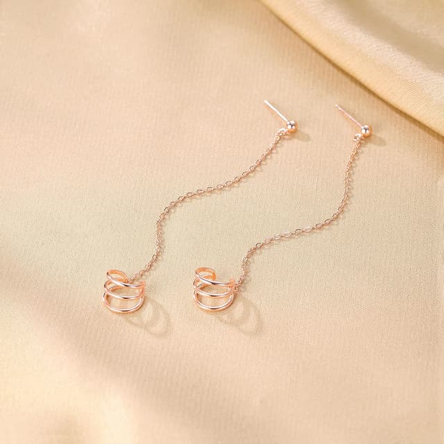 Thumbnail 4 de SLUYNZ 925 Puño Cadena pendientes