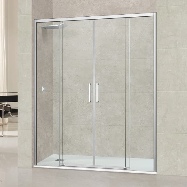 Detalle de Ibermampara Versalles Mampara ducha 6 mm, 195 cm