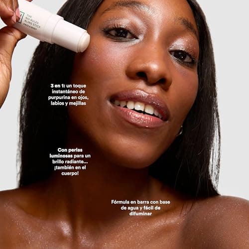 Detalle 2 de 3INA MAKEUP The No‑Rules Bling Stick — Iluminador 3 en 1 💄