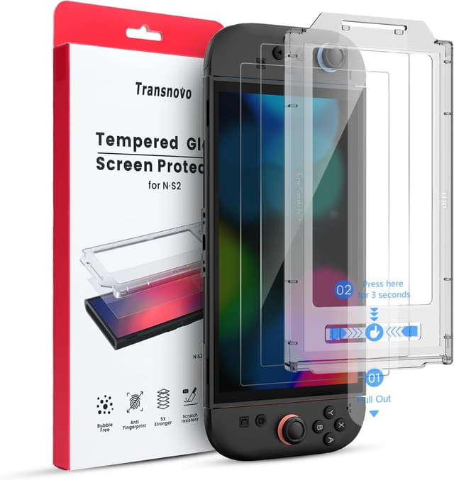 Detalle de TRANSNOVO Switch 2 Panzerglas 9H