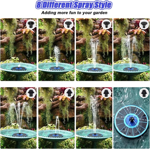 Detalle de SZMP Fontana solare 3,5 W per giardino