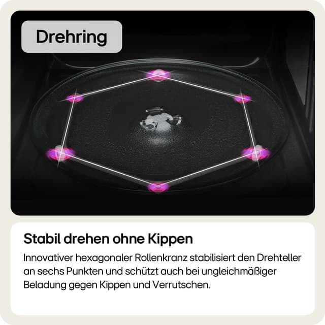 Detalle 2 de LG MH6565CPB Mikrowelle mit Grill 25 l