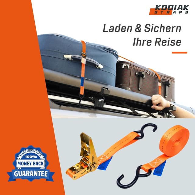 Detalle 1 de KODIAK STRAPS Spanngurte 4 m 800 kg