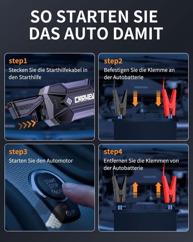 Thumbnail 5 de CARHEV Starthilfe Powerbank 4500A