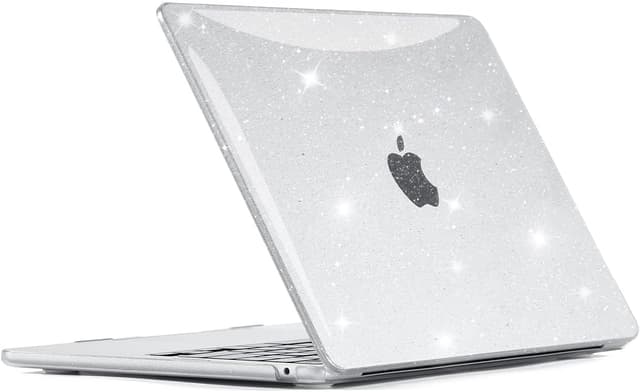 Thumbnail 6 de EooCoo Hülle für MacBook Air 15 (15,3 Zoll) mit Touch ID – ultradünne Hartschale Case „Glitzer Klar“