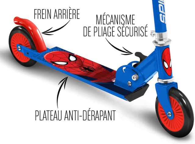 Detalle 2 de Monopattino pieghevole Stamp sm250042 Spiderman