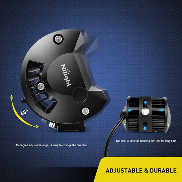 Thumbnail 6 de Nilight 18001F-B 5-Inch 72W Flood Bar for Trucks ⛔