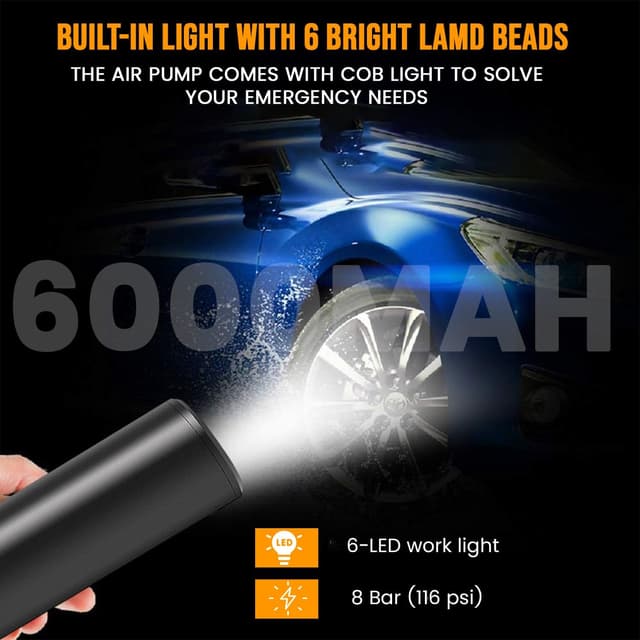 Thumbnail 3 de Technaxx TX-157 Akku-Luftpumpe 8 bar