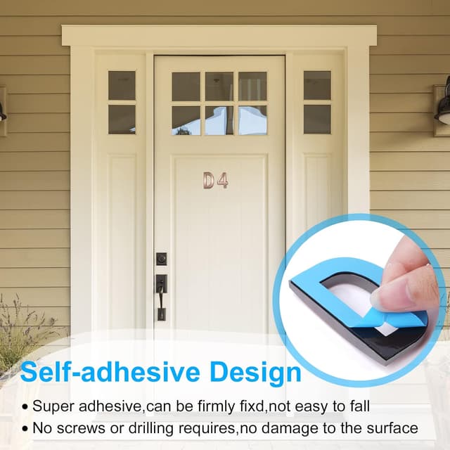 Detalle de Vicloon Plaque numĂ©ro 3D 7,5 cm đŹ