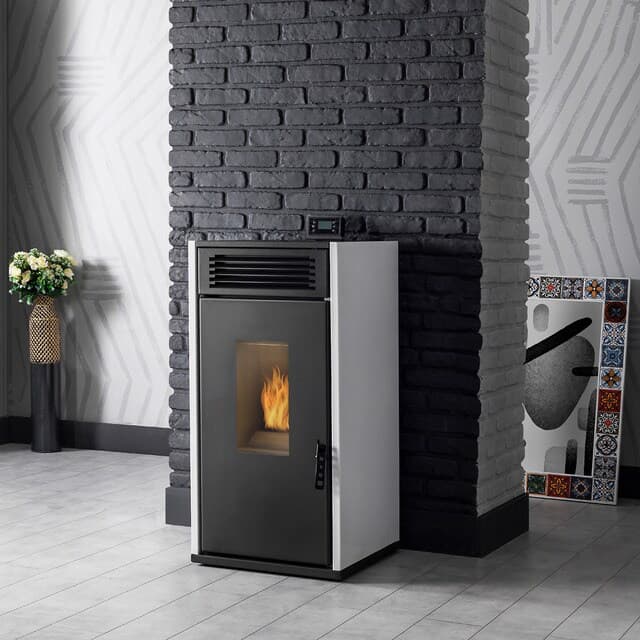 Detalle 2 de Eider Gaia Termoestufa pellets 16 kW, 20 kg