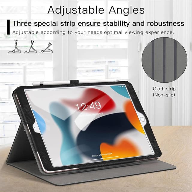 Detalle de ZtotopCases iPad 10.2 case, leather folio