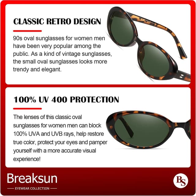 Thumbnail 5 de Breaksun Retro Oval Sunglasses