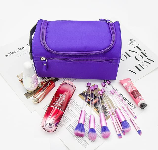 Thumbnail 6 de ONEGenug Kulturbeutel zum Aufhängen (25 x 15 x 15 cm) – wasserfestes Nylon, große Öffnung, Volumen 5,6 Liter