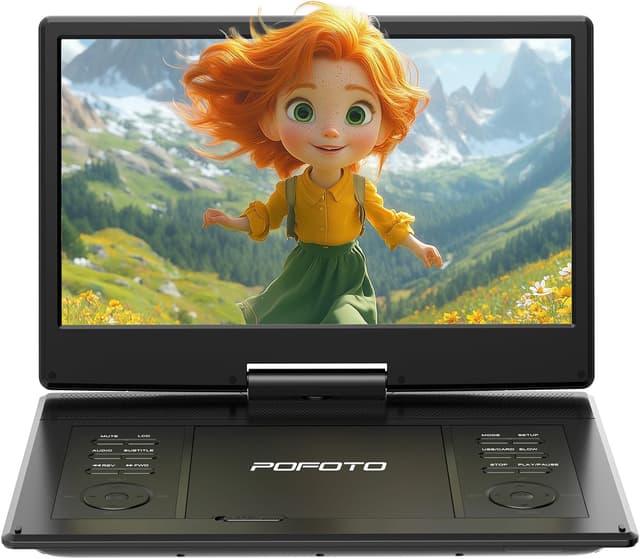 Detalle de POFOTO 15.7" Portable DVD Player with 14.1" screen